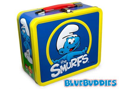 smurf metal lunch.box|smurfs lunchbox.